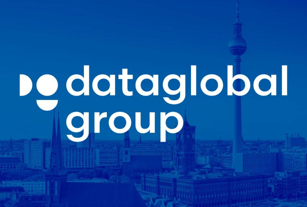 Marken- und Logogestaltung für die Brand dataglobal. digital und frisch 2024