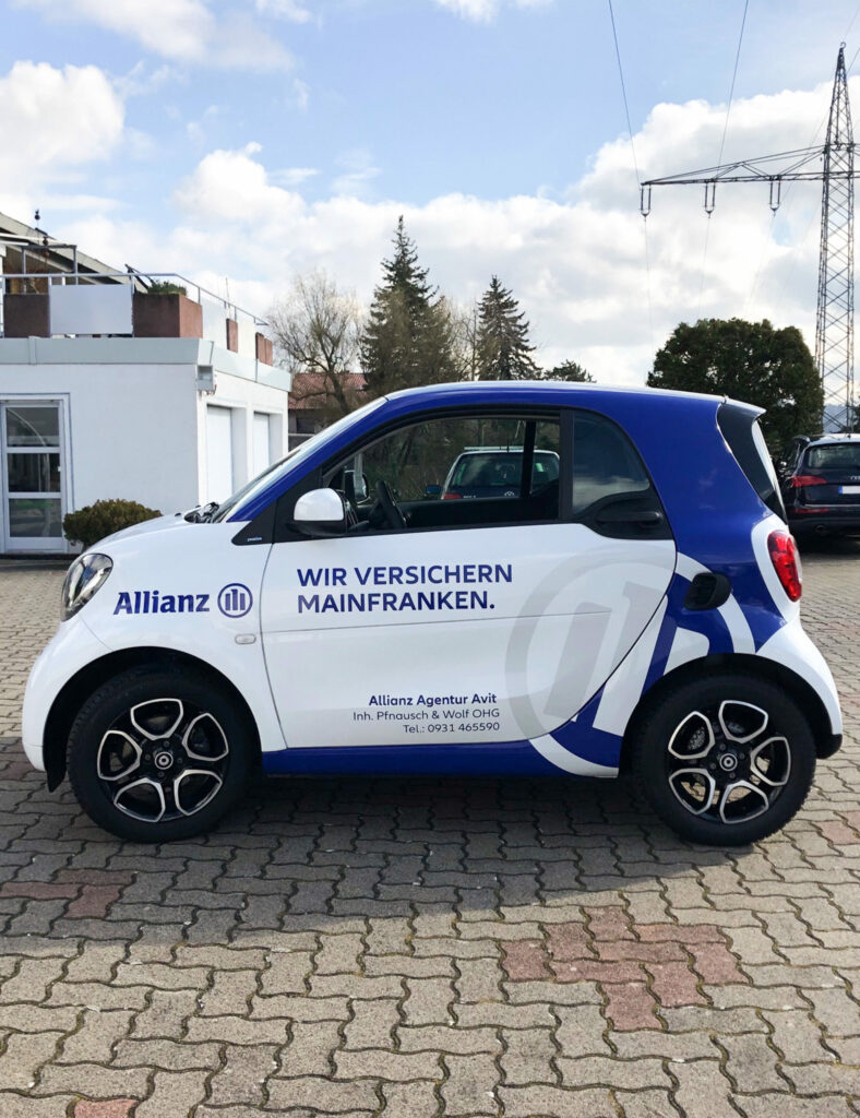 Allianz Autobeklebung Design