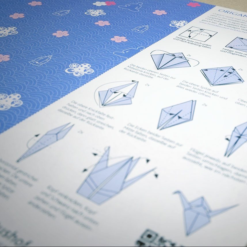 Origamipapier Benediktushof