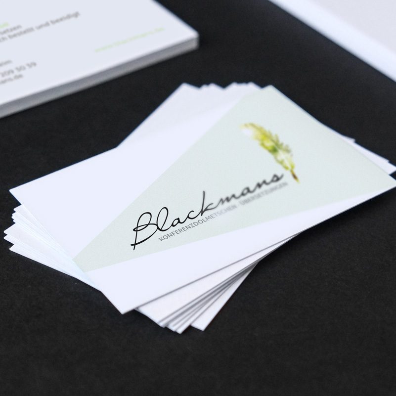 Corporate Design Blackmans