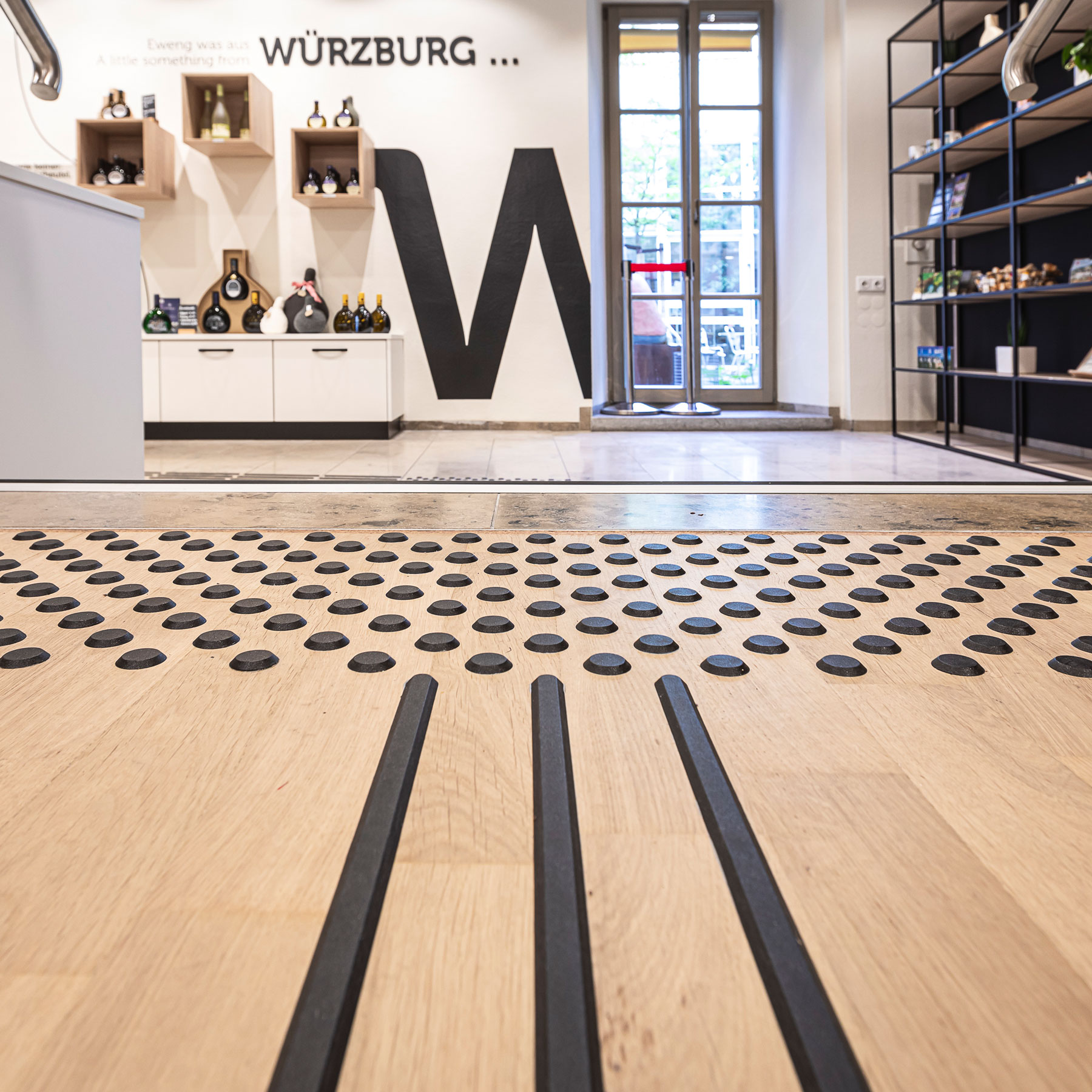 Raumgestaltung Touristeninformation Würzburg