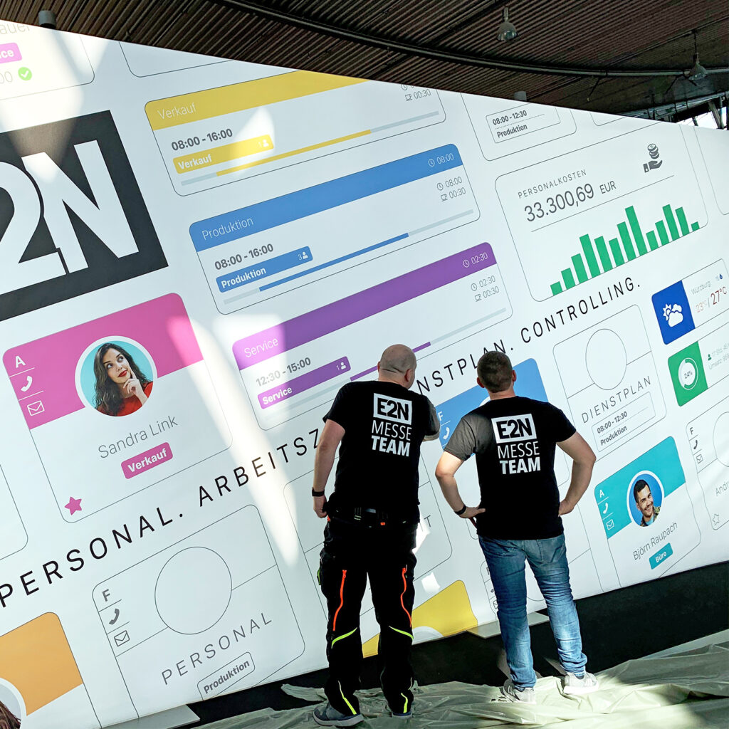 E2N Shirtdesign Messe