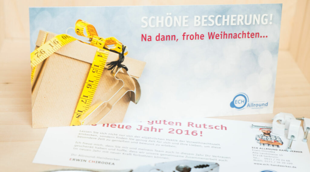 ECH Weihnachtskarte Würzburg