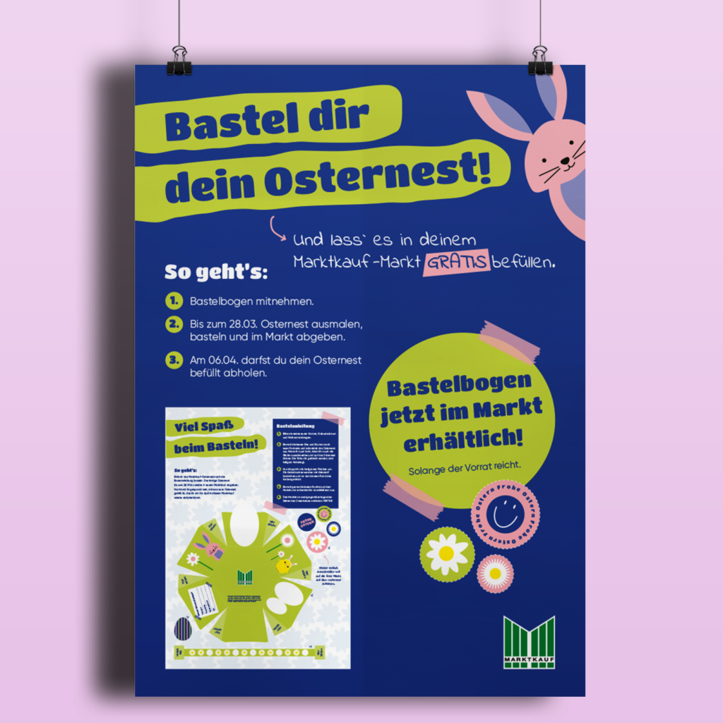 EDEKA Bastelbogen Design