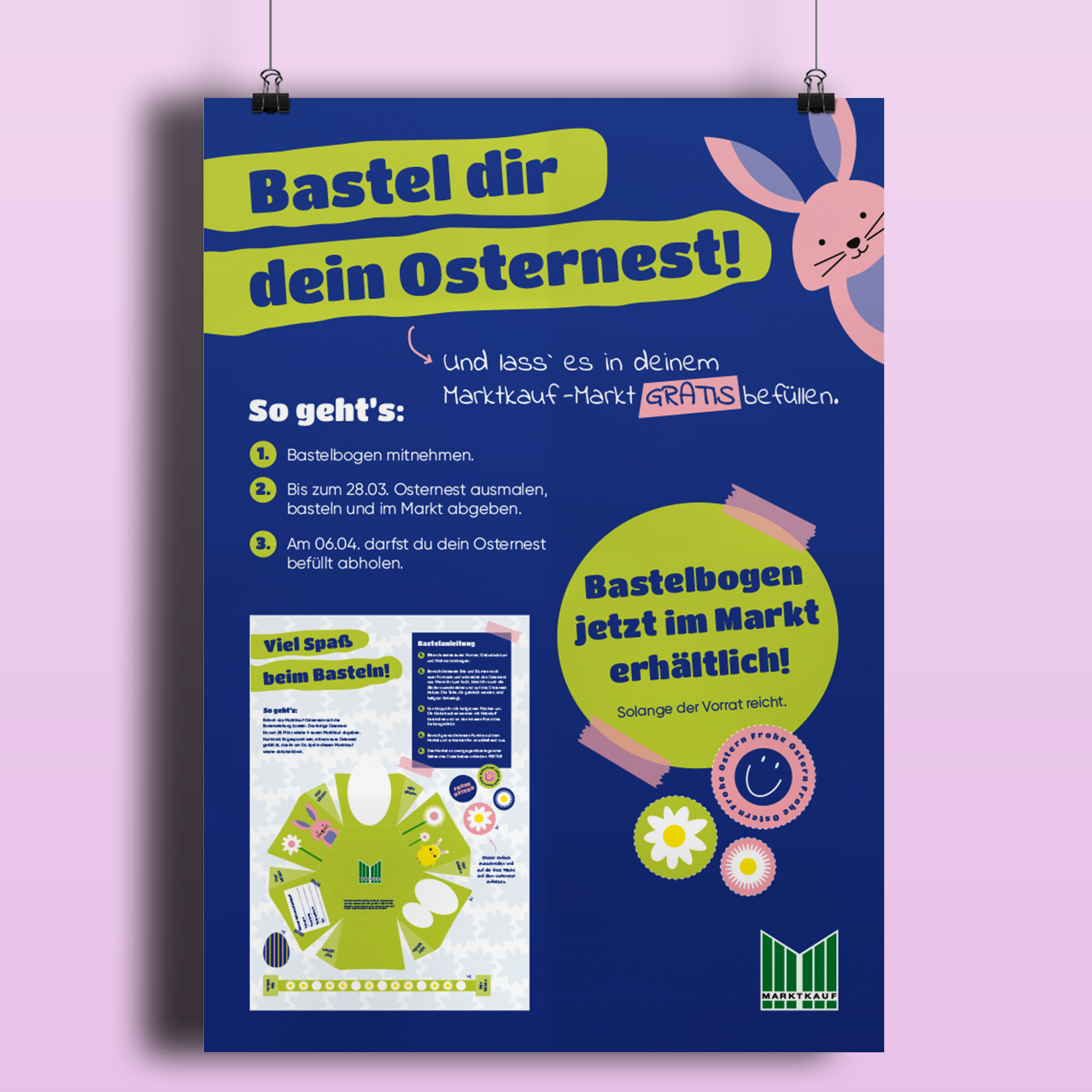 EDEKA Bastelbogen Design