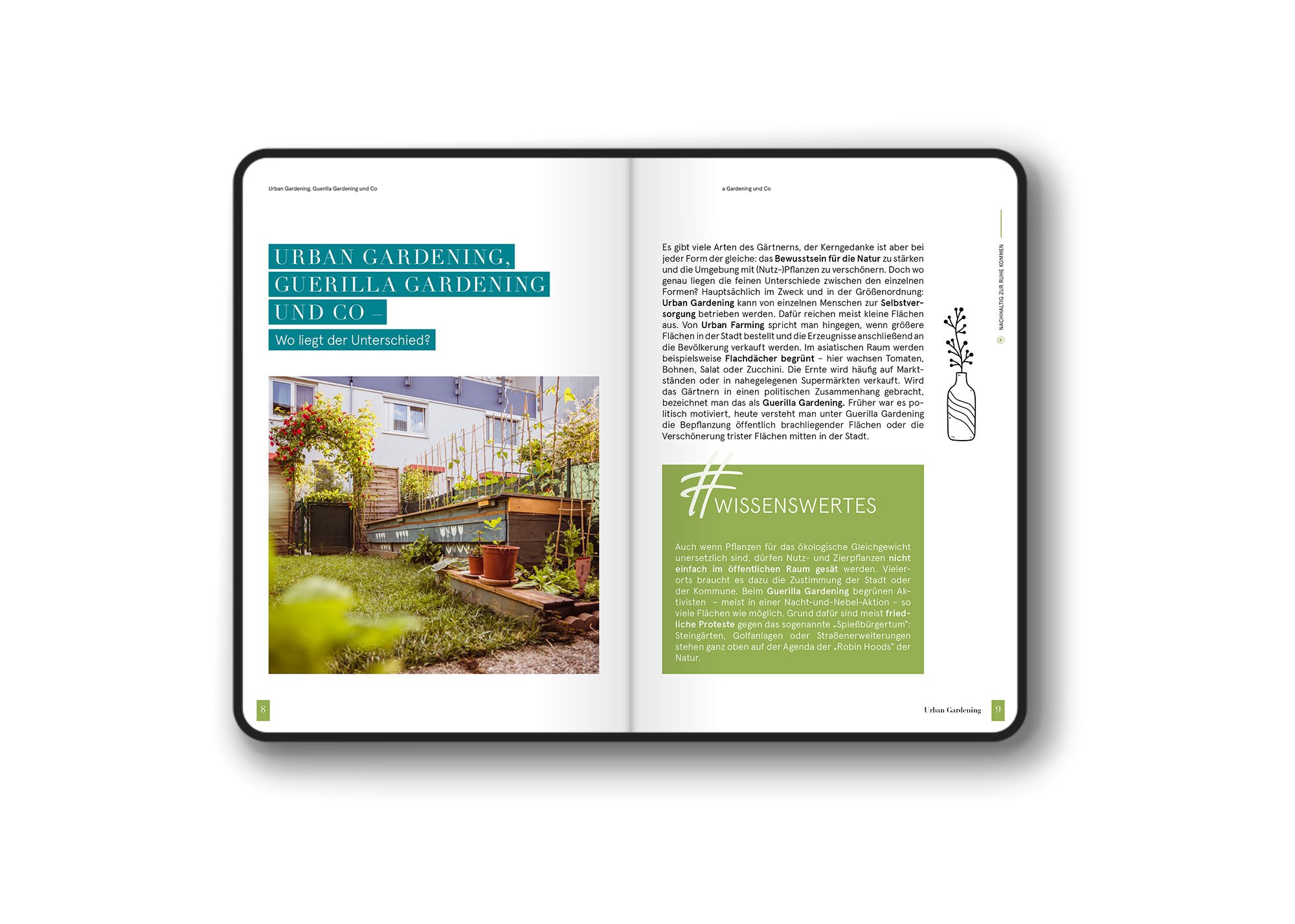 eBook Gestaltung Urban Gardening
