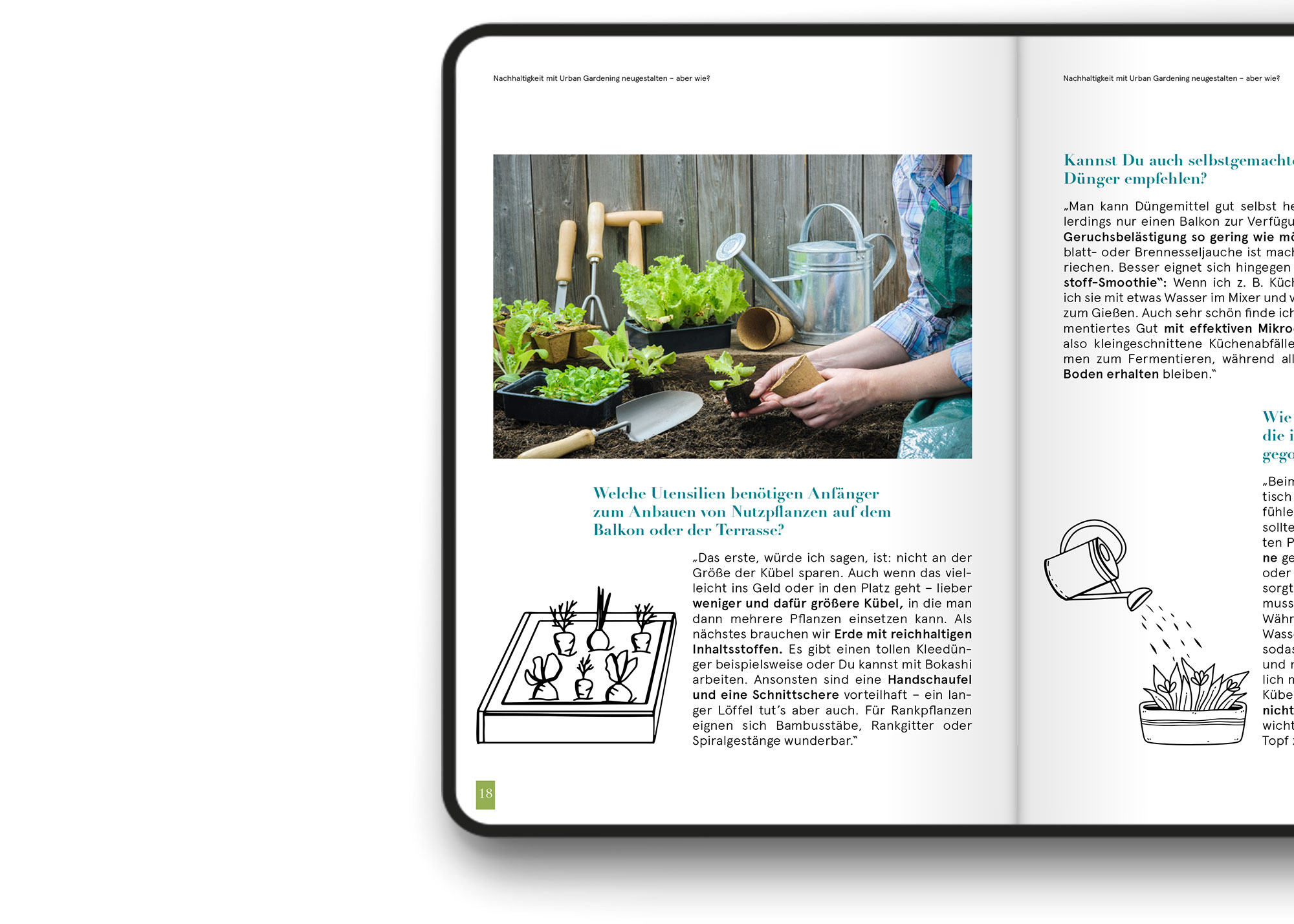 eBook Gestaltung Urban Gardening
