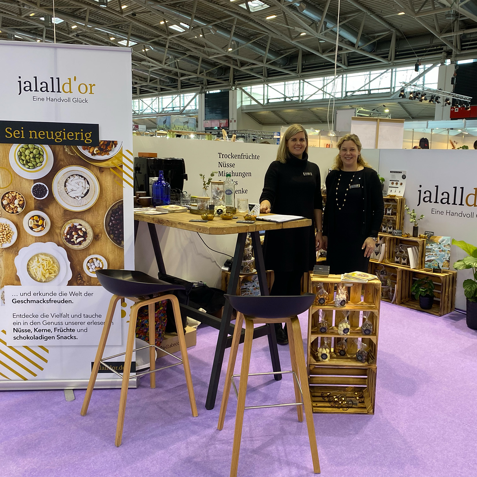 Jalall d'or Messestand design
