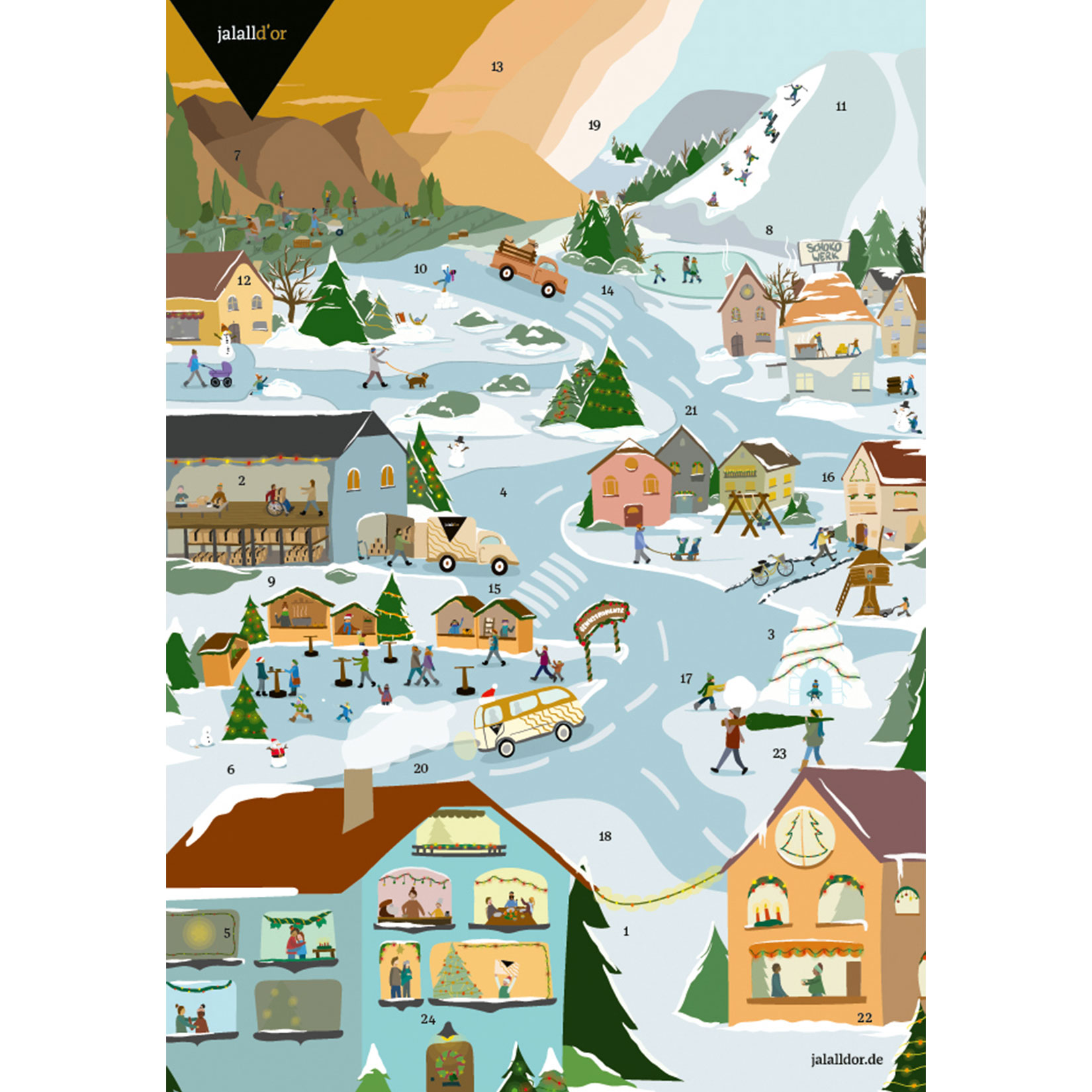 Design Adventskalender Jalall D'or