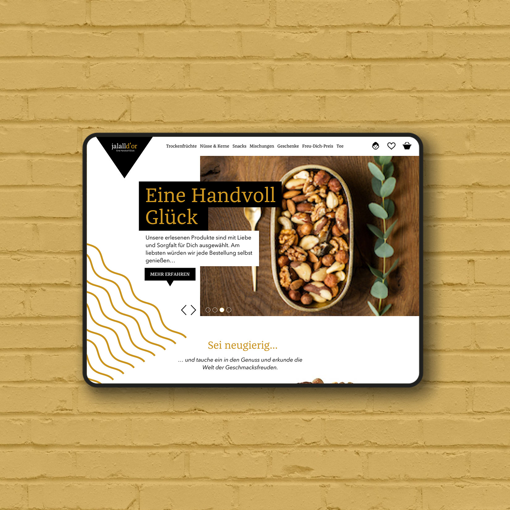Modernes Webdesign Markengestaltung