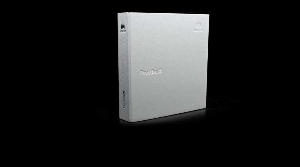 J. Morita Europe Preisbuch Editorial Design Würzburg