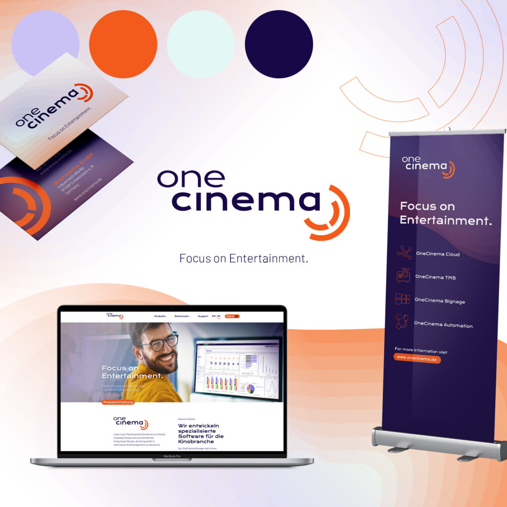 Portfoliobilder OneCinema Gesamtbild