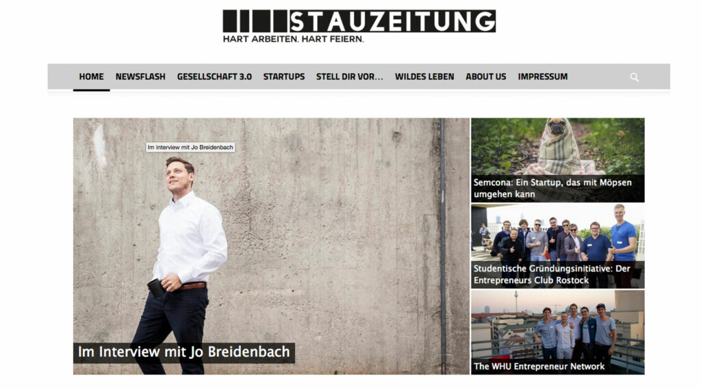 Johannes Breidenbach im Interview mit stauzeitung.de