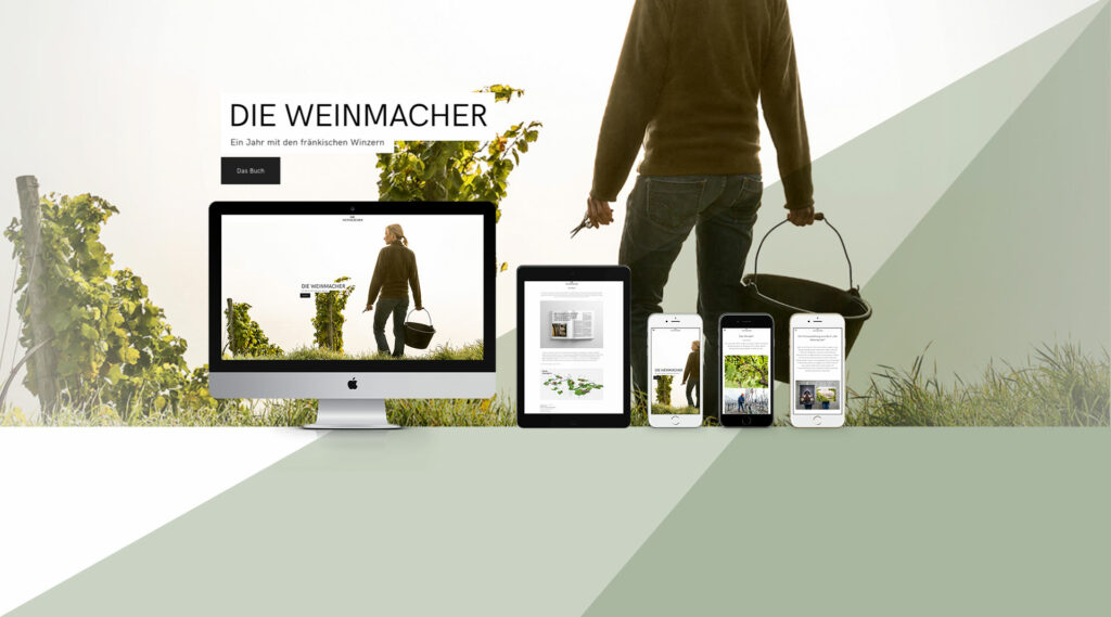 die weinmacher webseite umsetzung responsive