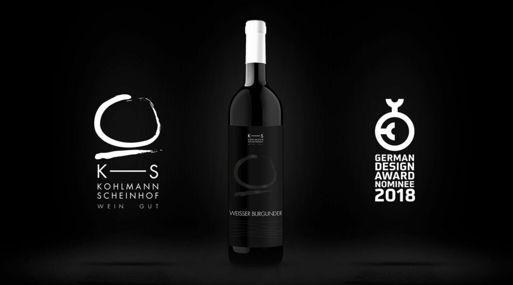 German Design Award 2018 Weingut Weinflaschen Würzburg