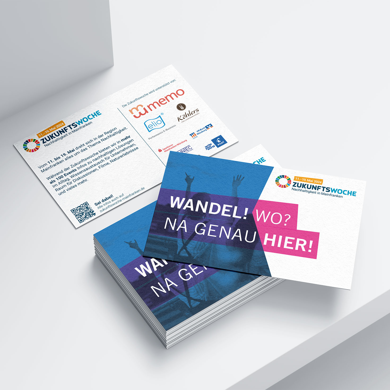 Postkarte Zukunftswoche Memo Stiftung