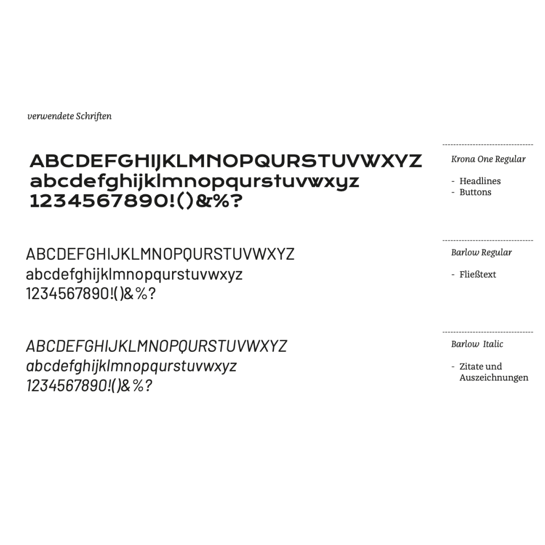 OneCinema Markenkreation Typografie