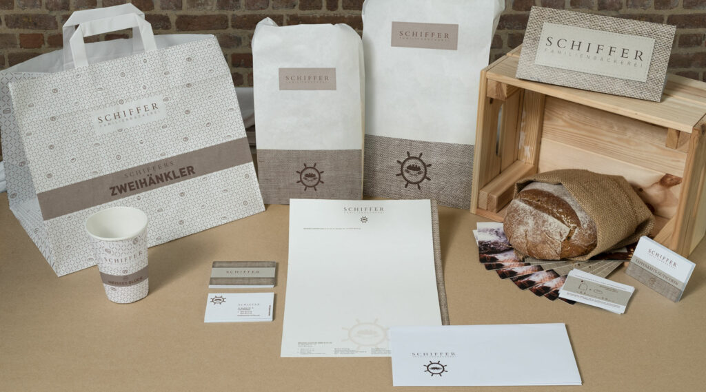 Corporate Identity Bäckerei Schiffer Würzburg