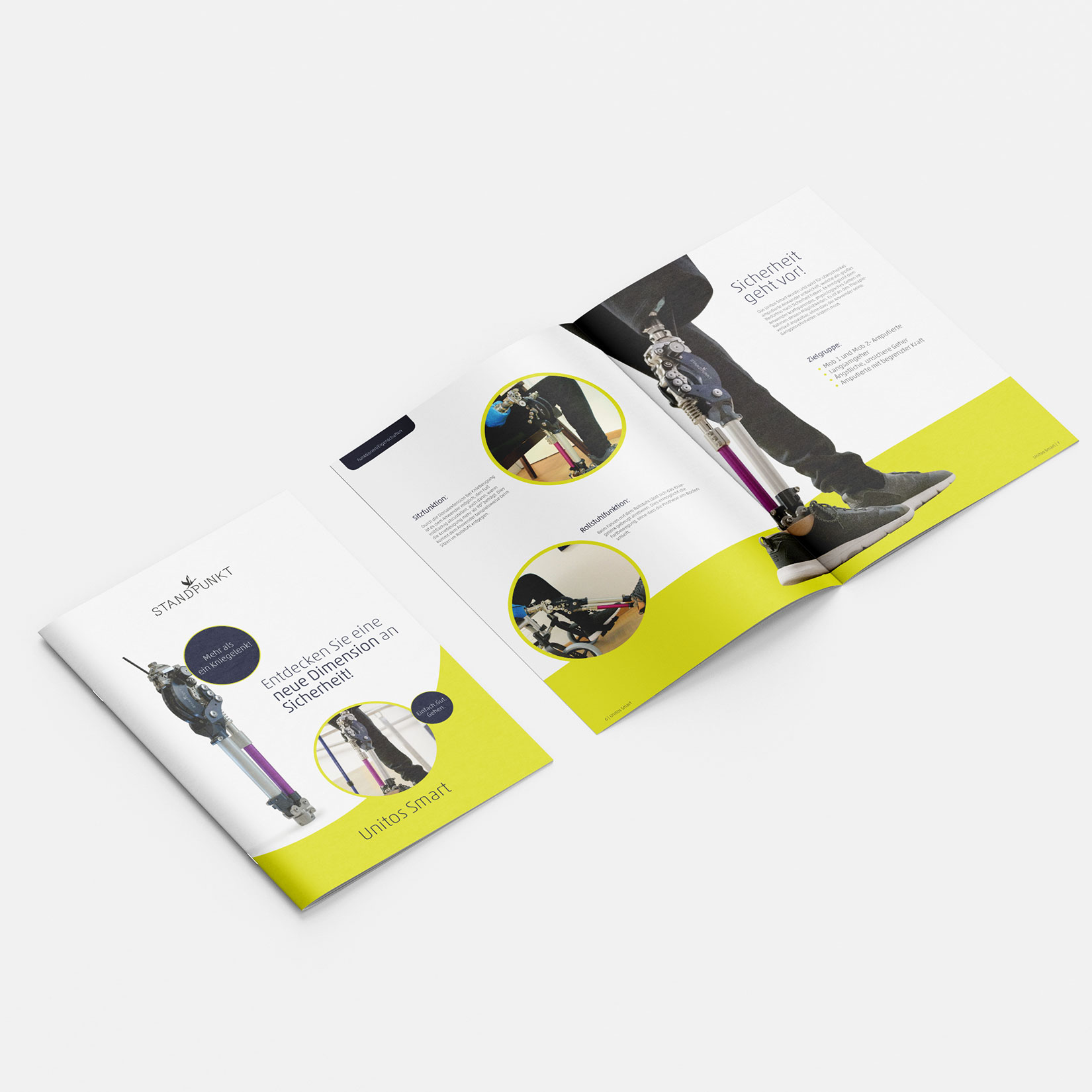 Broschürendesign Standpunkt
