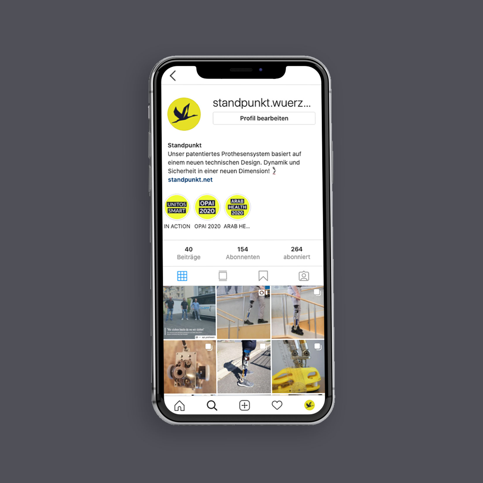 Webdesign Standpunkt