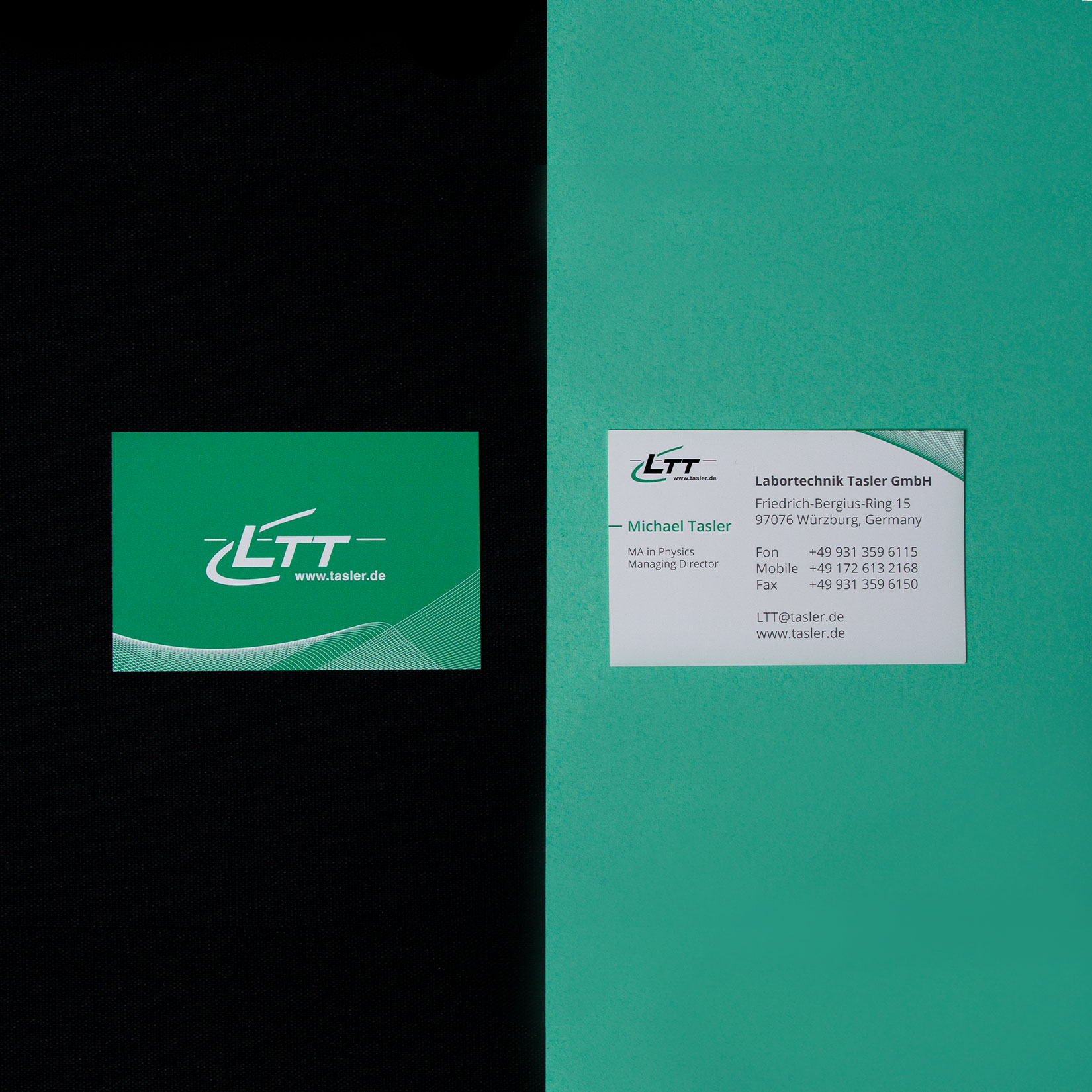 Corporate Design Geschäftsausstattung Tasler