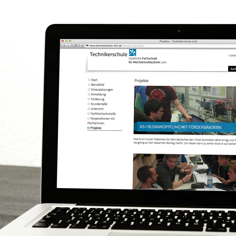 Webdesign Technikerschule Lohr
