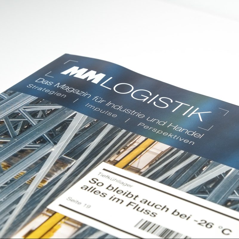 Magazin­gestaltung MM Logistik