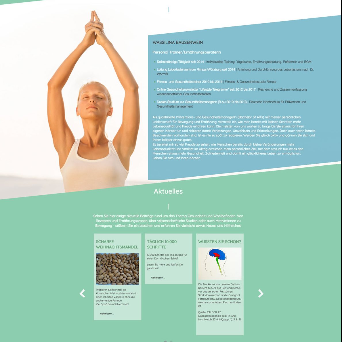 Webdesign - Wassilina Bausenwein