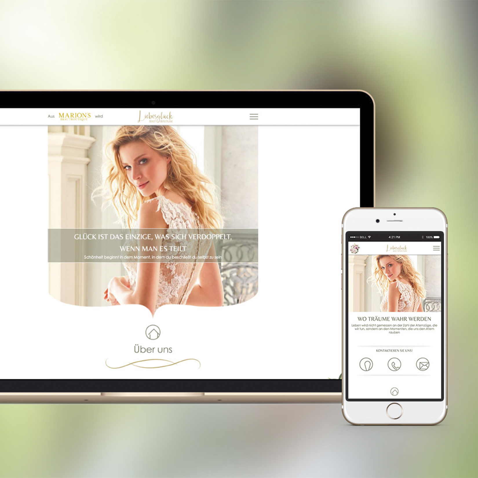 Webdesign Liebesglück