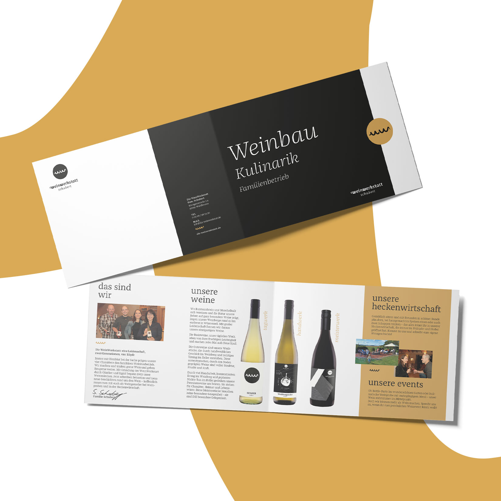 Corporate Design Weinwerkstatt Schubert