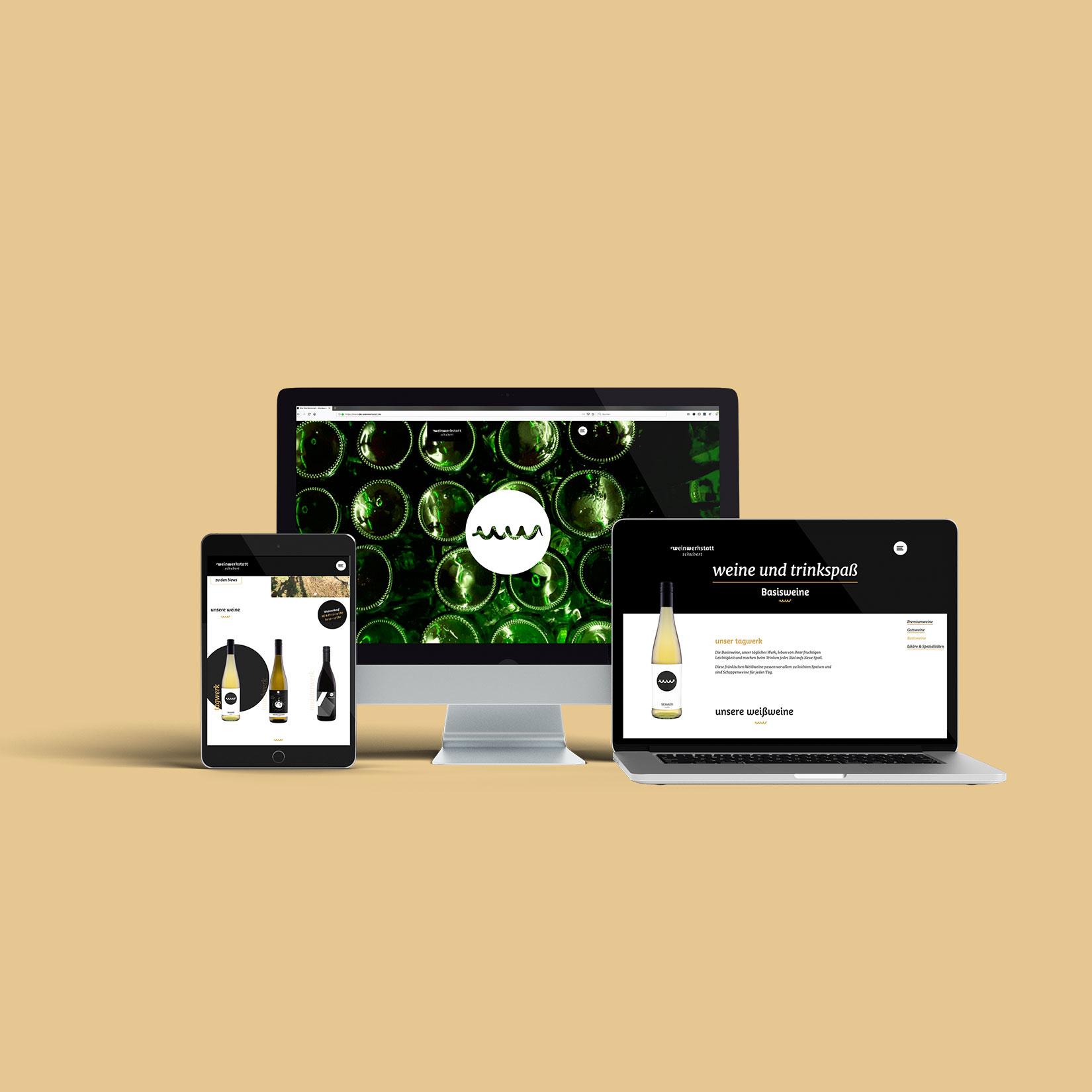 Corporate Design Weinwerkstatt Schubert