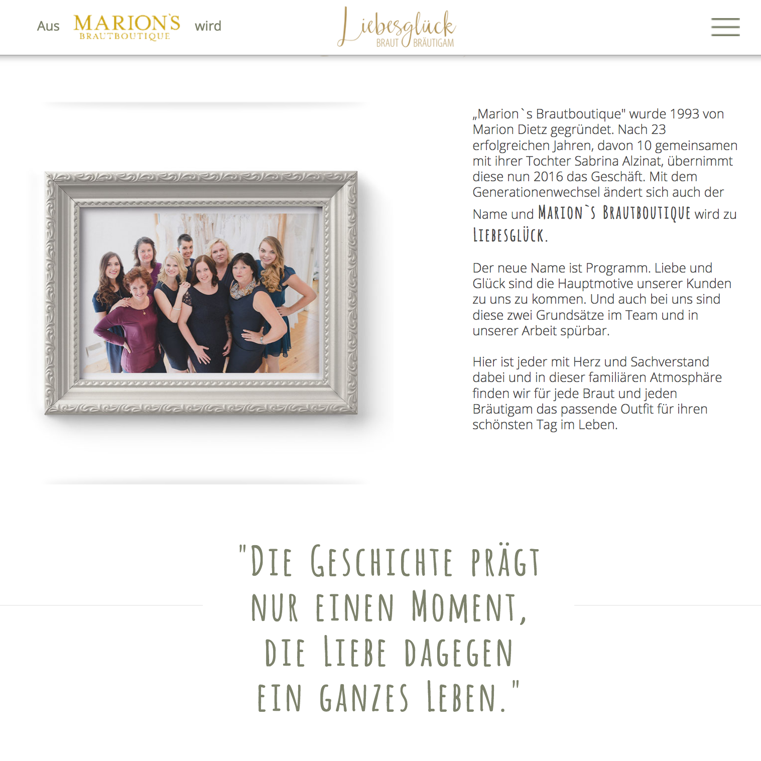 Webdesign Liebesglück
