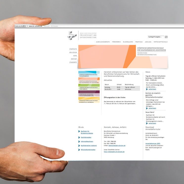 Webdesign - Berufliches Schulzentrum Würzburg
