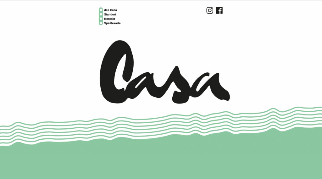 Webdesign für "das Casa"