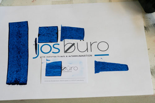 jo's bür Letterpress Visitenkarten Würzburg