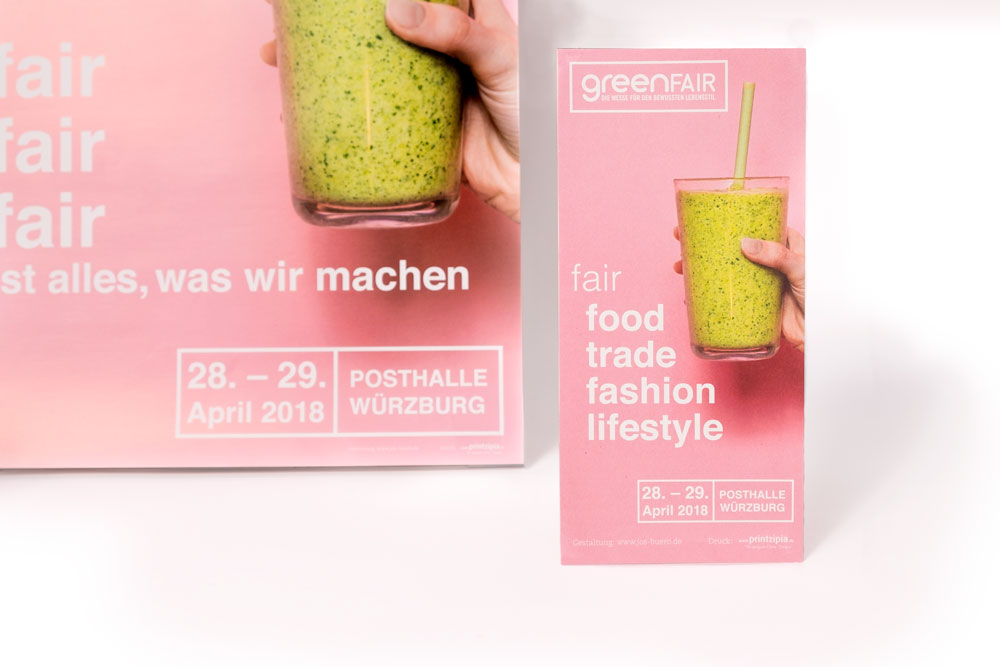 Greenfair Würzburg – Kommunikationsmittel