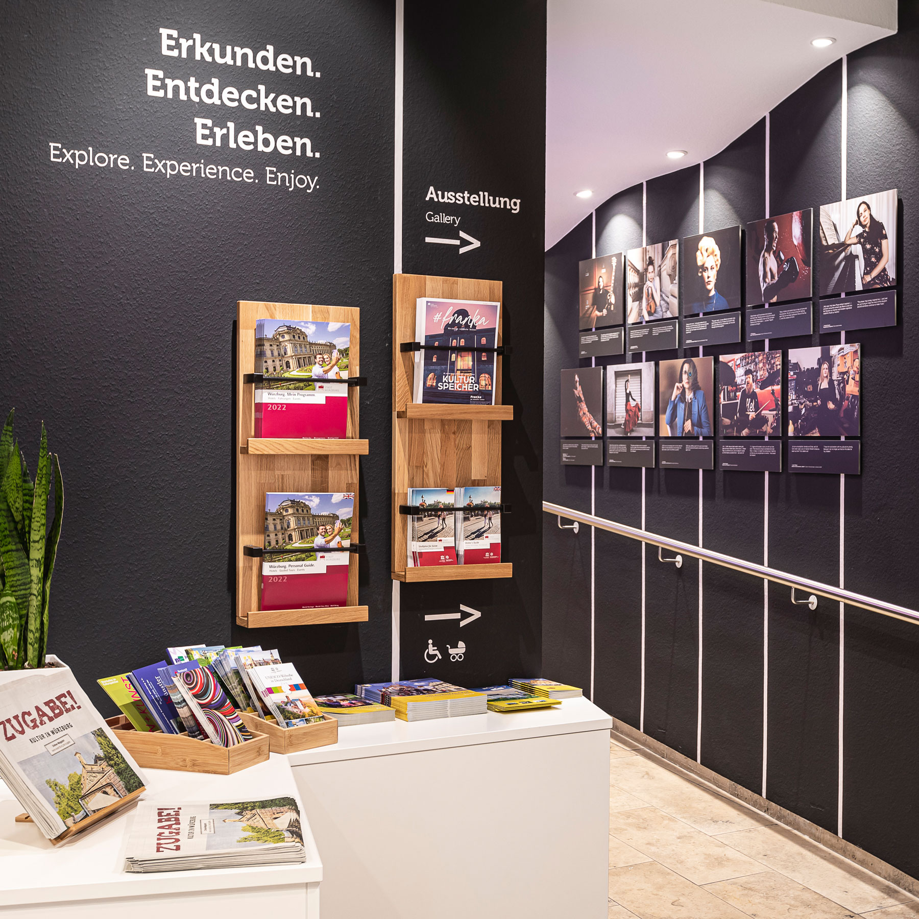 Raumgestaltung Touristeninformation Würzburg