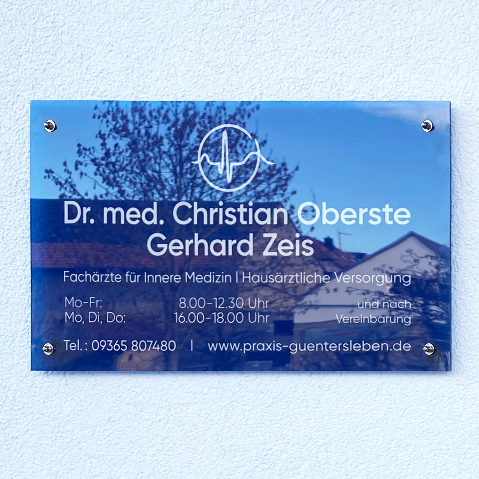 Corporate Design und Webdesign Gemeinschaftspraxis Oberste