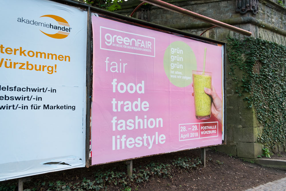 Greenfair Würzburg – Kommunikationsmittel