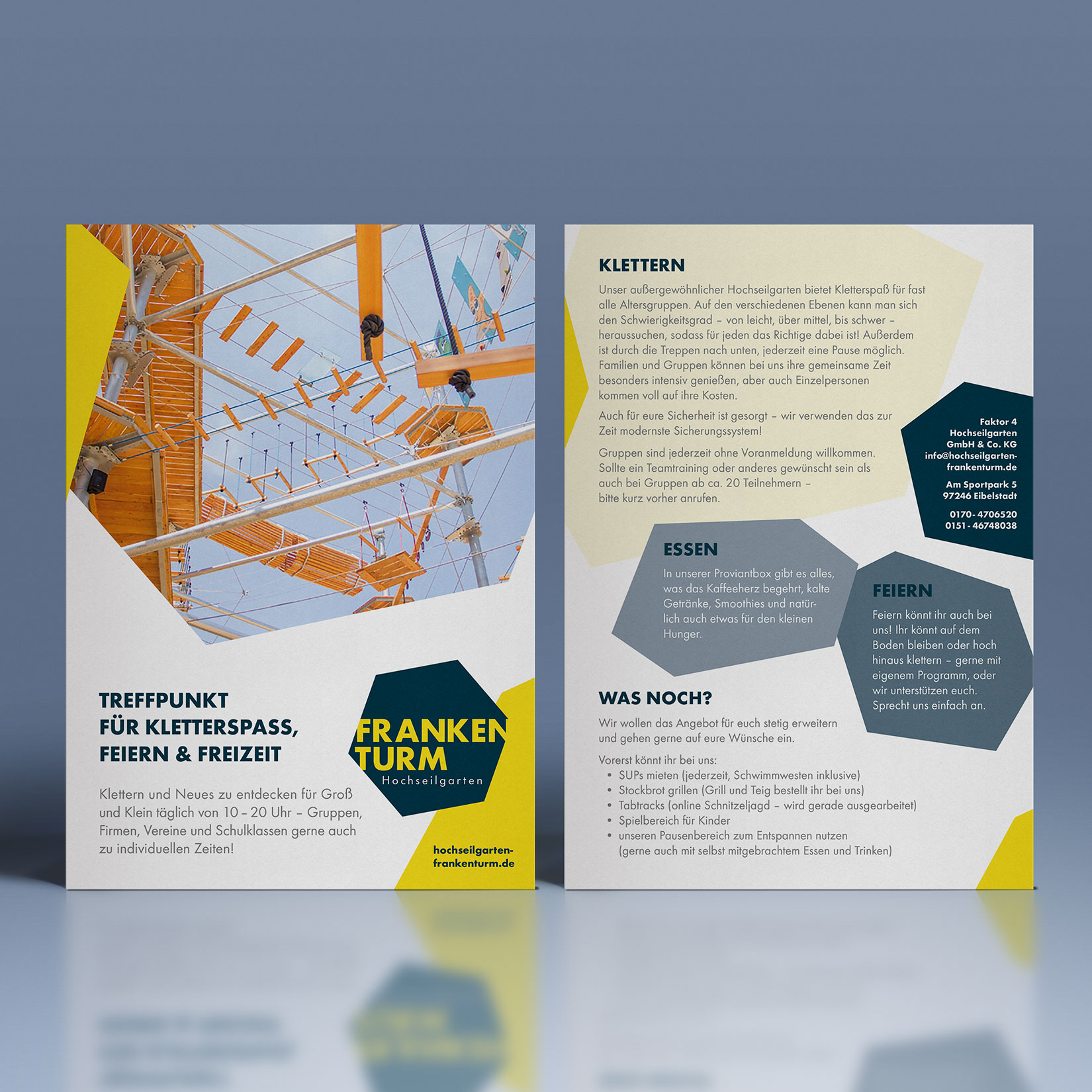 Corporate design und Webdesign Hochseilgarten