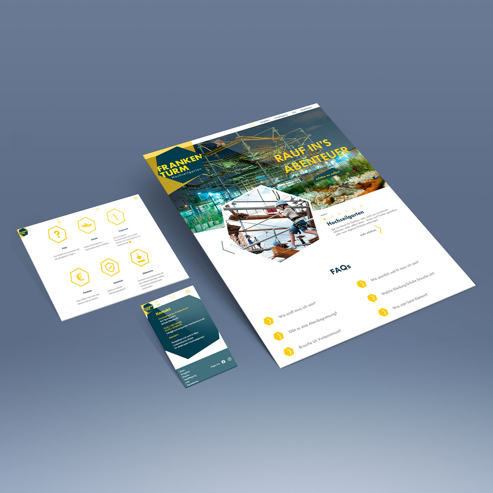 Corporate design und Webdesign Hochseilgarten