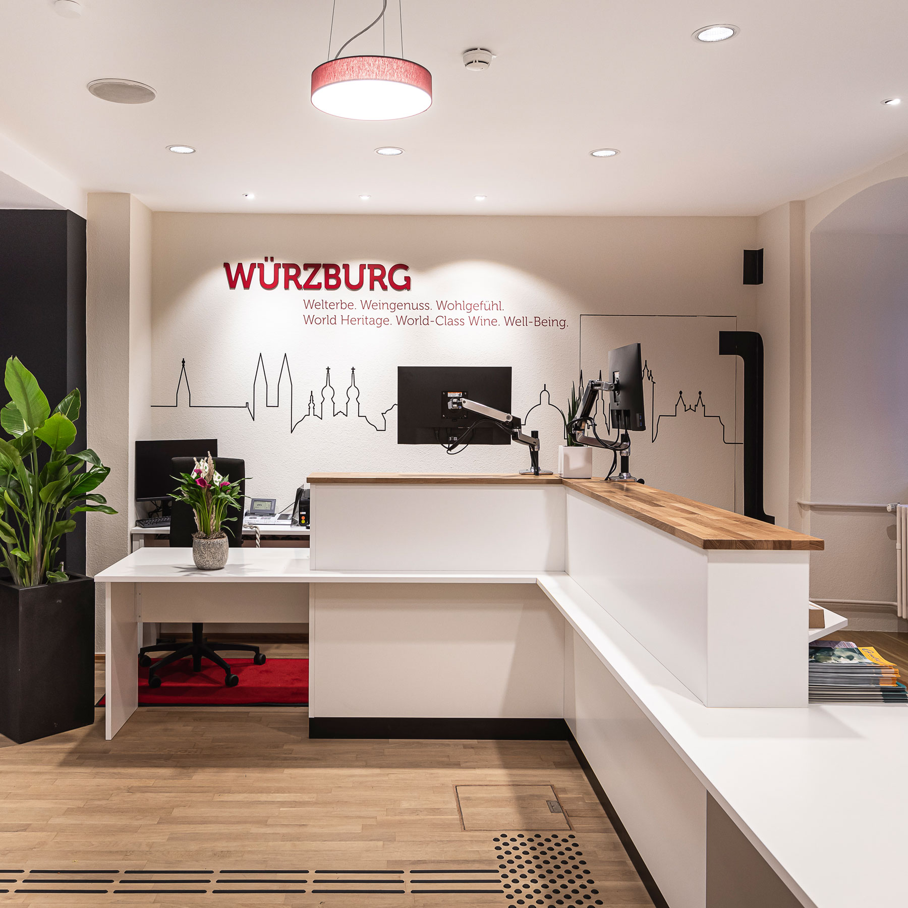 Raumgestaltung Touristeninformation Würzburg