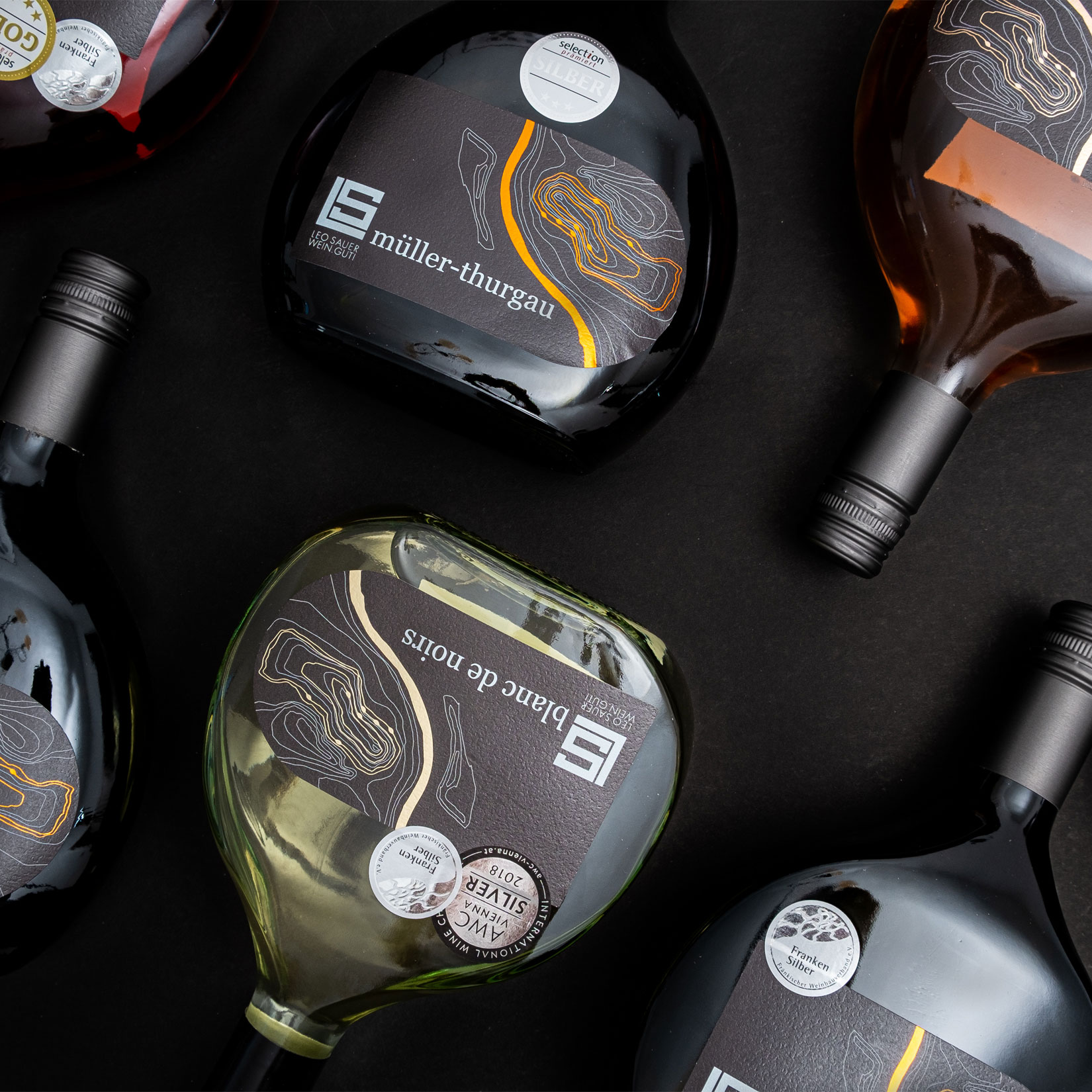 Etikettendesign Weingut Leo Sauer