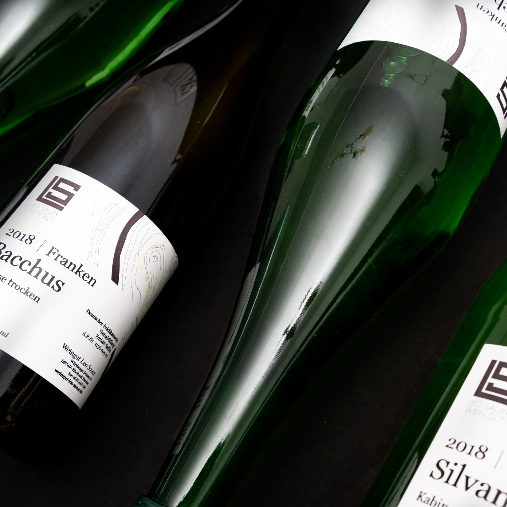 Etikettendesign Weingut Leo Sauer