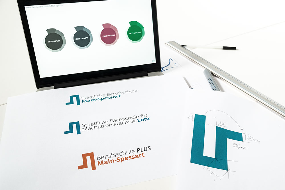 Logo-Redesign Berufschule Main-Spessart