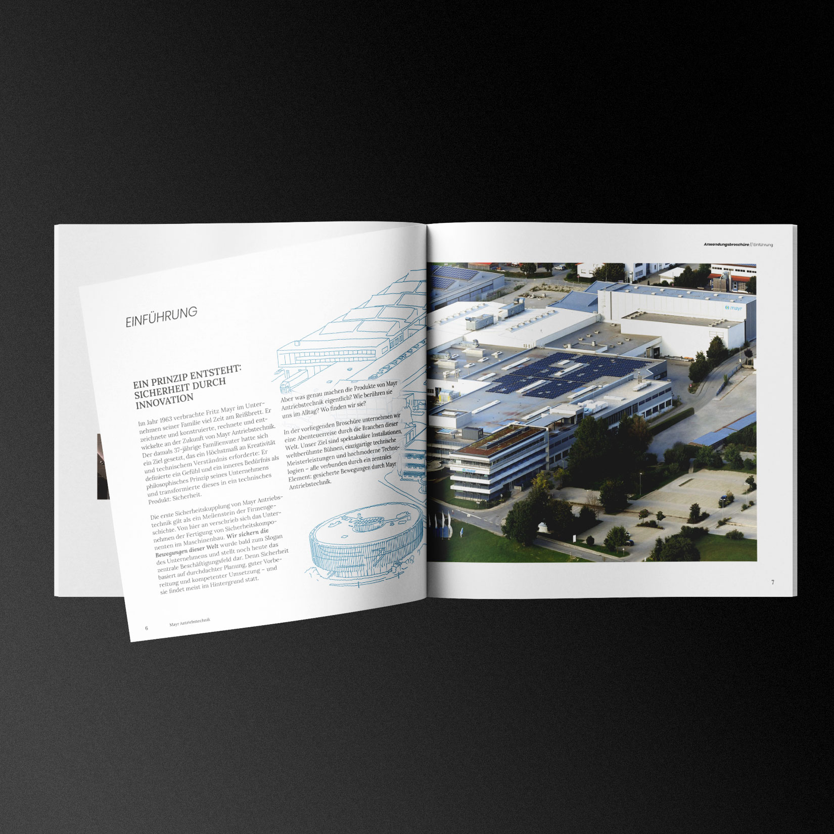 Editorial Design und Layout für Mayr Antriebstechnik