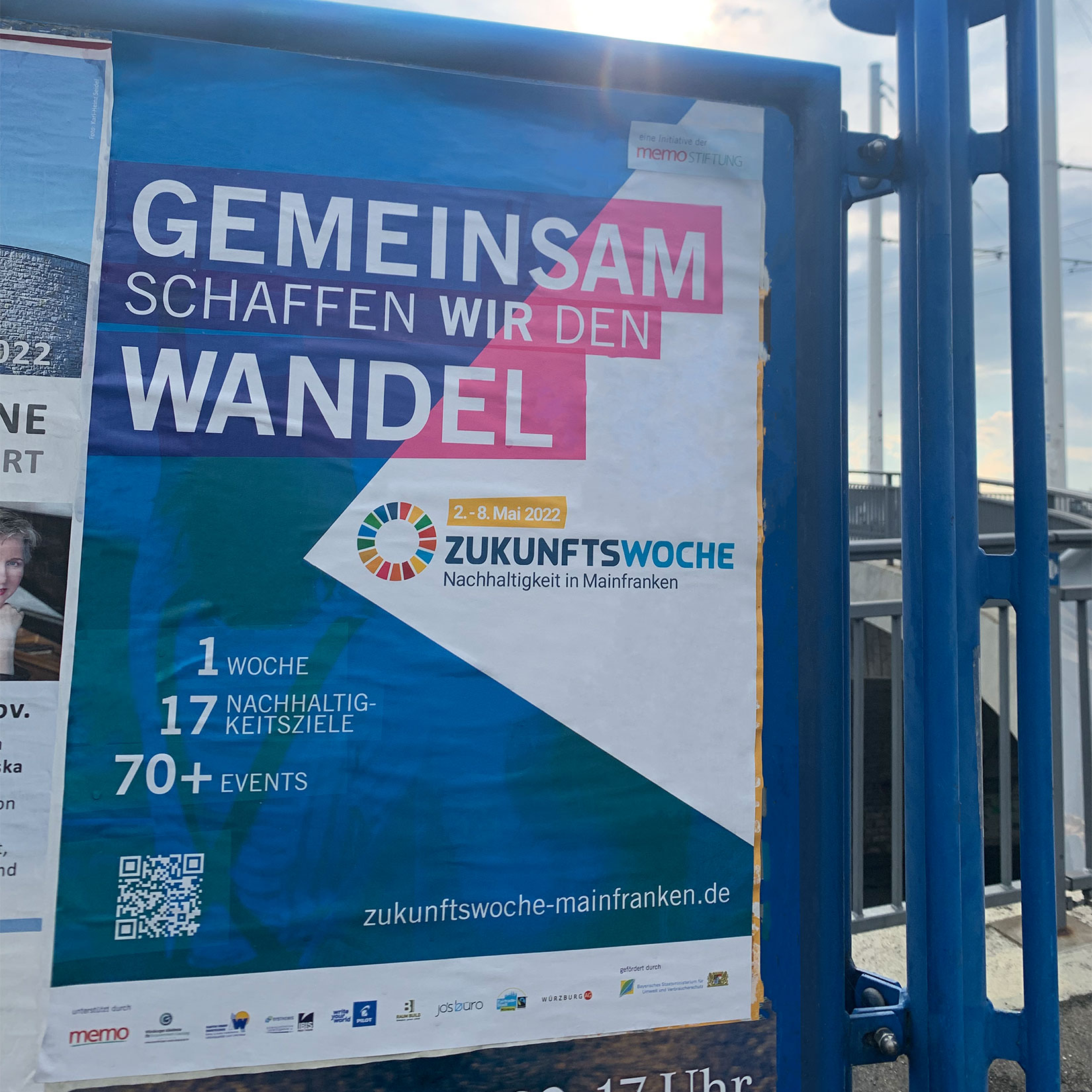 Plakat und Mainpostbeilage Zukunftswoche