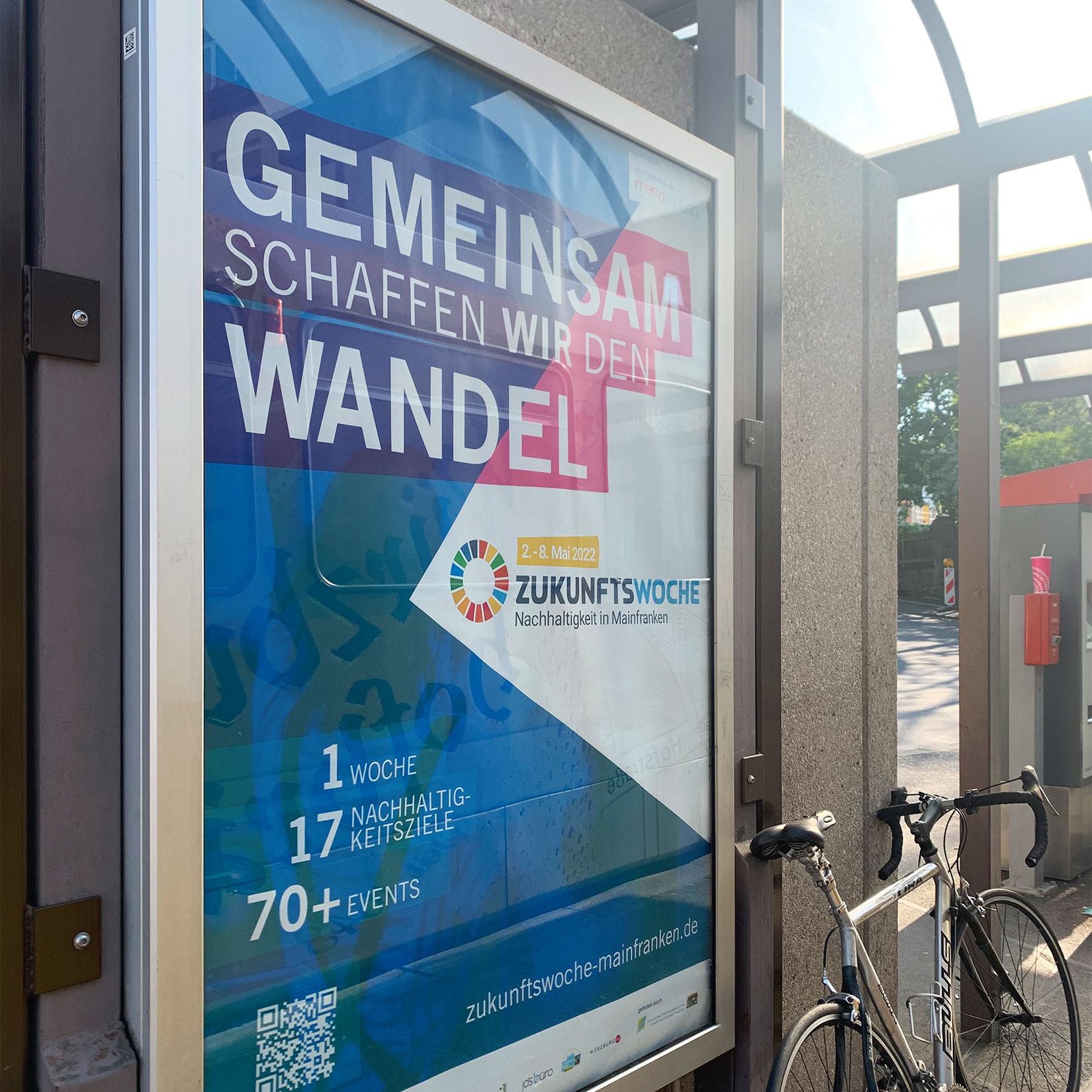 Plakat und Mainpostbeilage Zukunftswoche