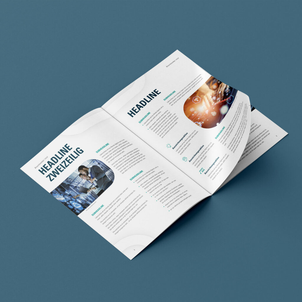 Image Broschüre Design für Markenkreation und Branding namiq zeppelin systems