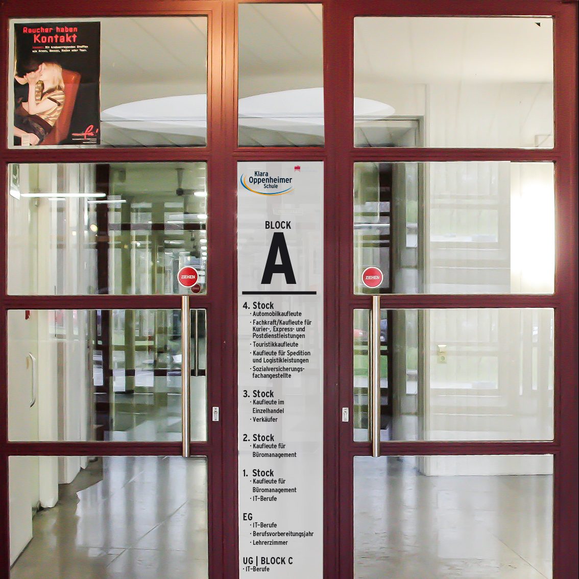 Leitsystem - Klara-Oppenheimer-Schule